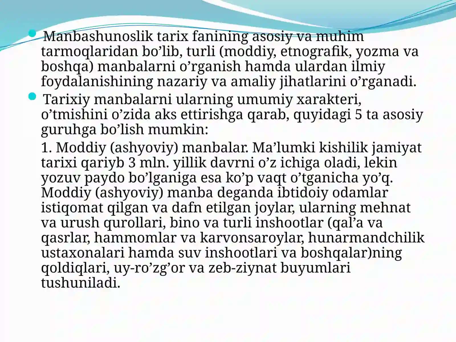 MANBASHUNOSLIK FANINING MAQSAD VA VAZIFALARI 2