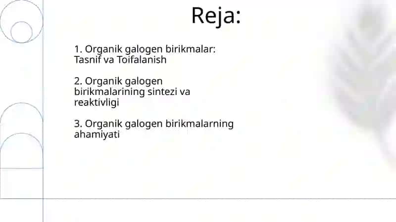Organik galogen birikmalar 2