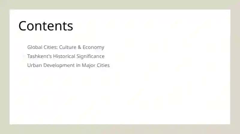 Global Cities: Culture & Economy 2