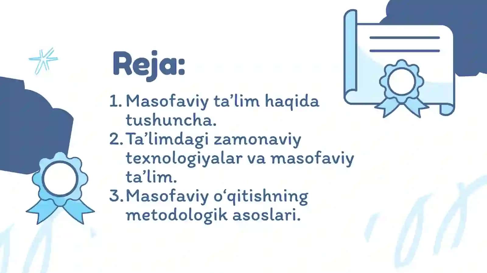 Masofaviy ta’lim texnologiyasi 2