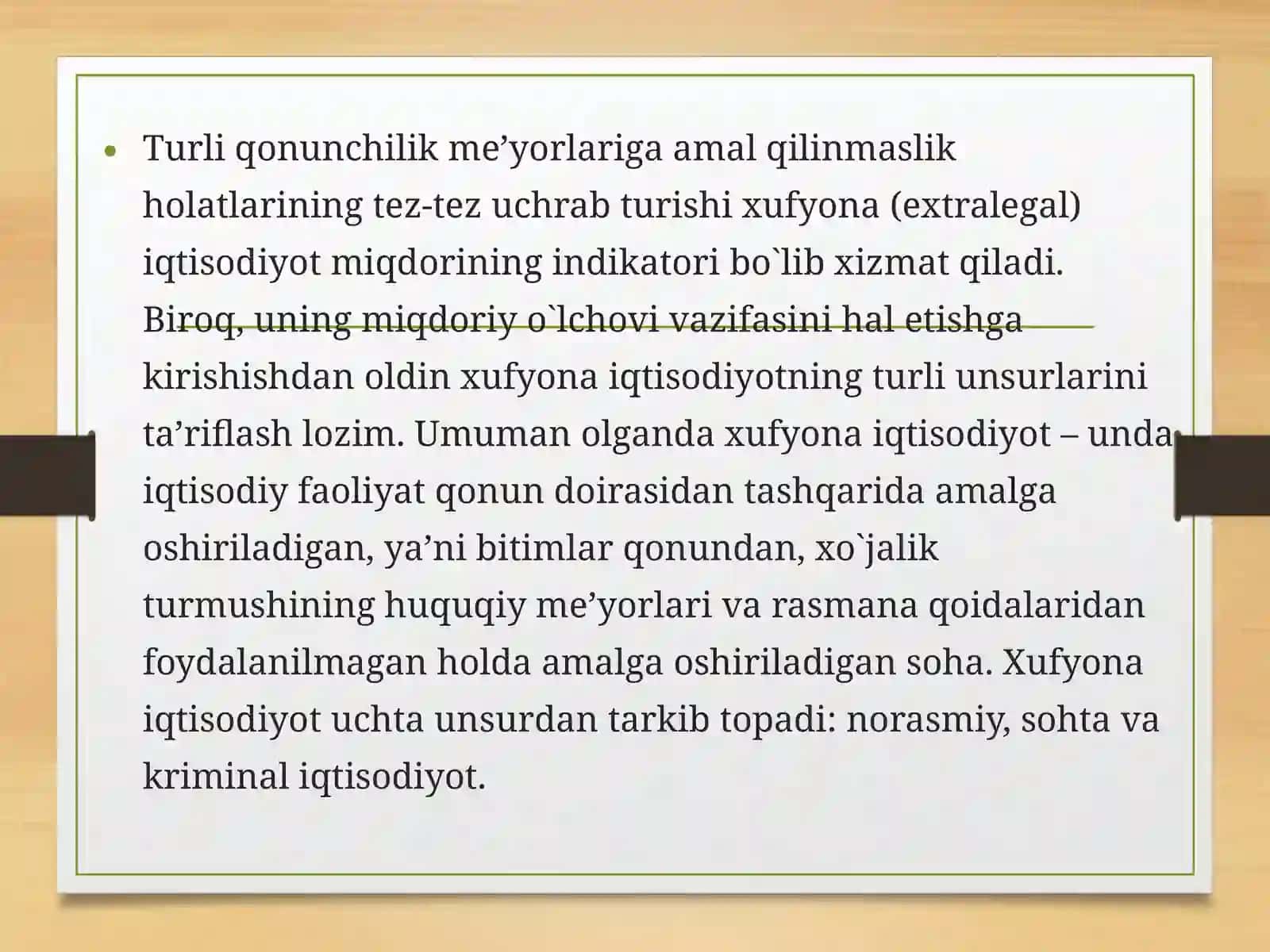 Xufyona iqtisod 2
