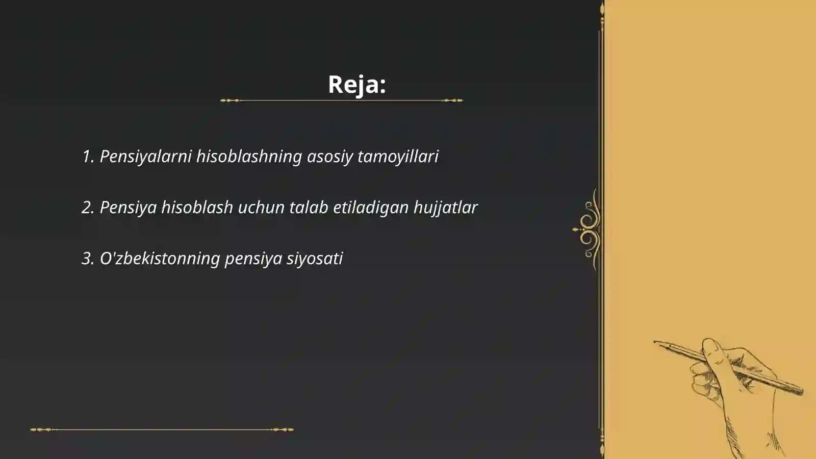 Pensiyalarni hisoblashning asosiy tamoyillari 2