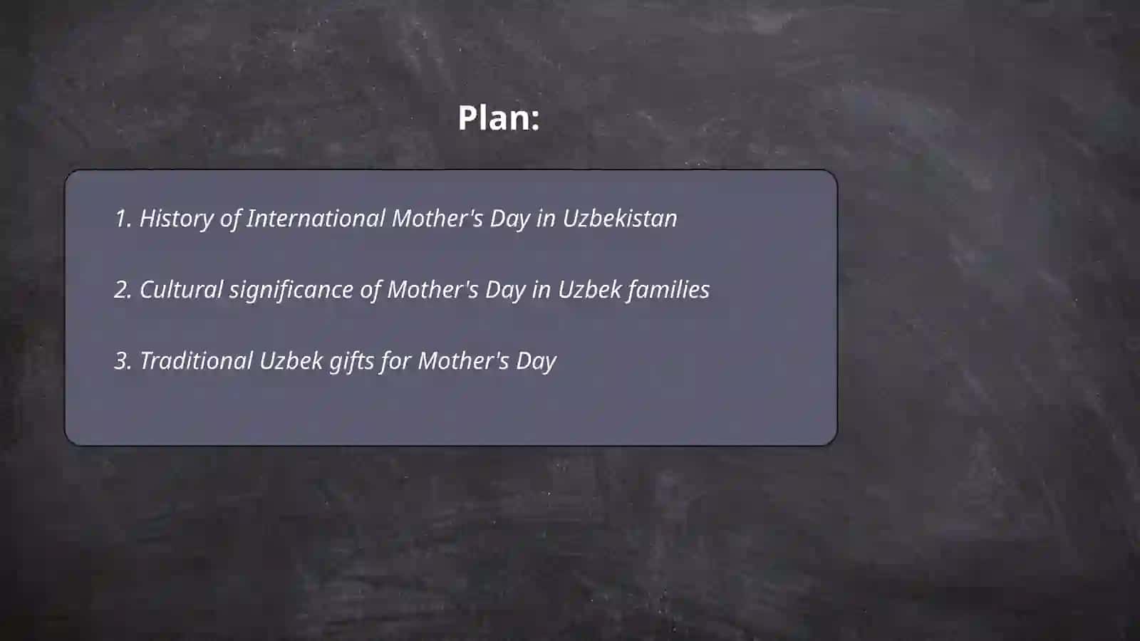 International Mother's Day in Uzbekistan 2