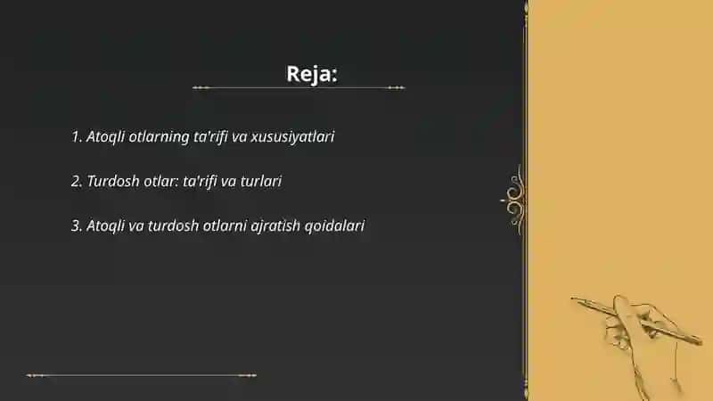 Atoqli va turdosh otlar 2