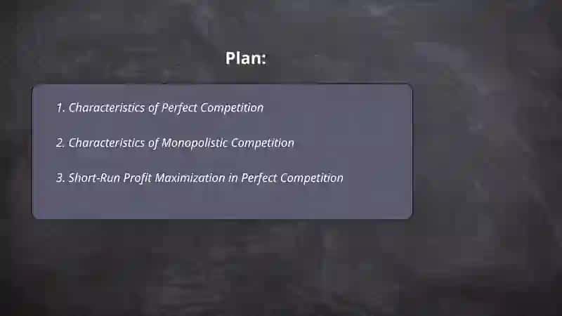 Characteristics of Perfect Competition 2