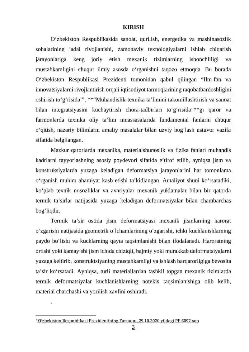 TERMIK TA'SIR OSTIDA JISM DEFORMATSIYASI 2