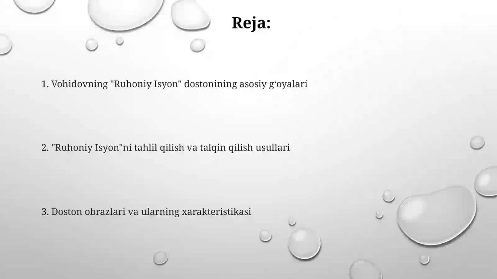 Ruhlar isyoni dostoni dars ishlanmasi 2