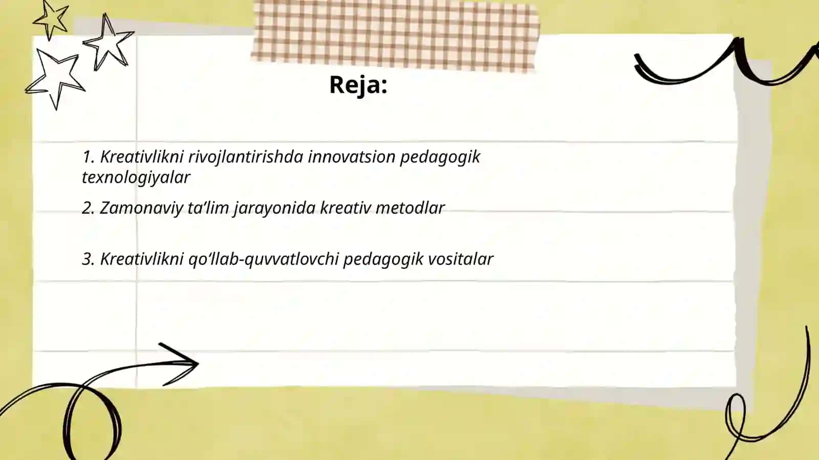 Pedagoglarda kreativlik sifatlarini rivojlantiruvchi metod, vosita va texnologiyalar 2