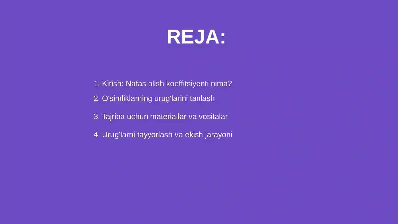 Nafas olish koeffitsiyenti 2