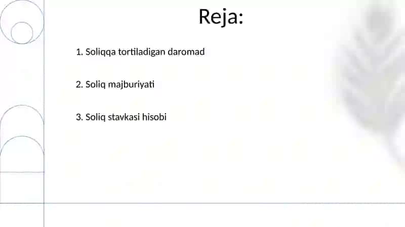 Foyda soligʻi hisob-kitobi 2