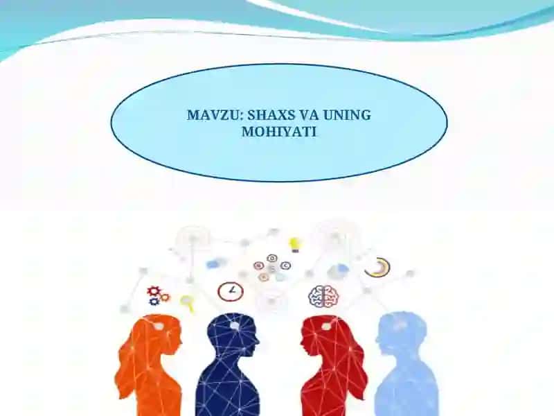 SHAXS VA UNING MOHIYATI 2