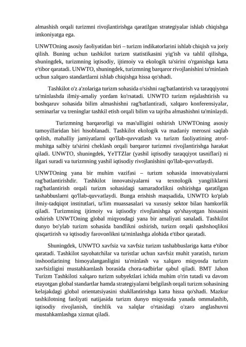 XALQARO TURIZM SUBYEKTLARI 2