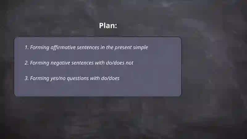 Present simple 2