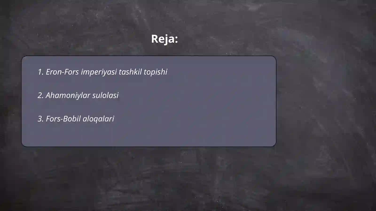 Qadimgi Eron sivilizatsiyasi 2