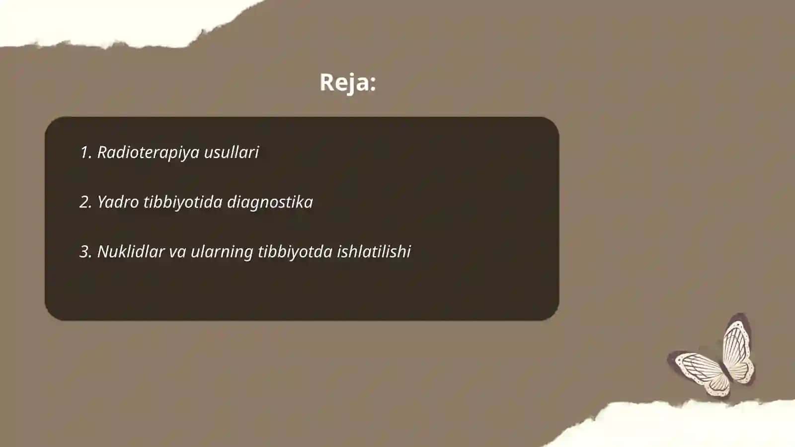 Yadro kimyosining tibbiyotdagi oʻrni 2