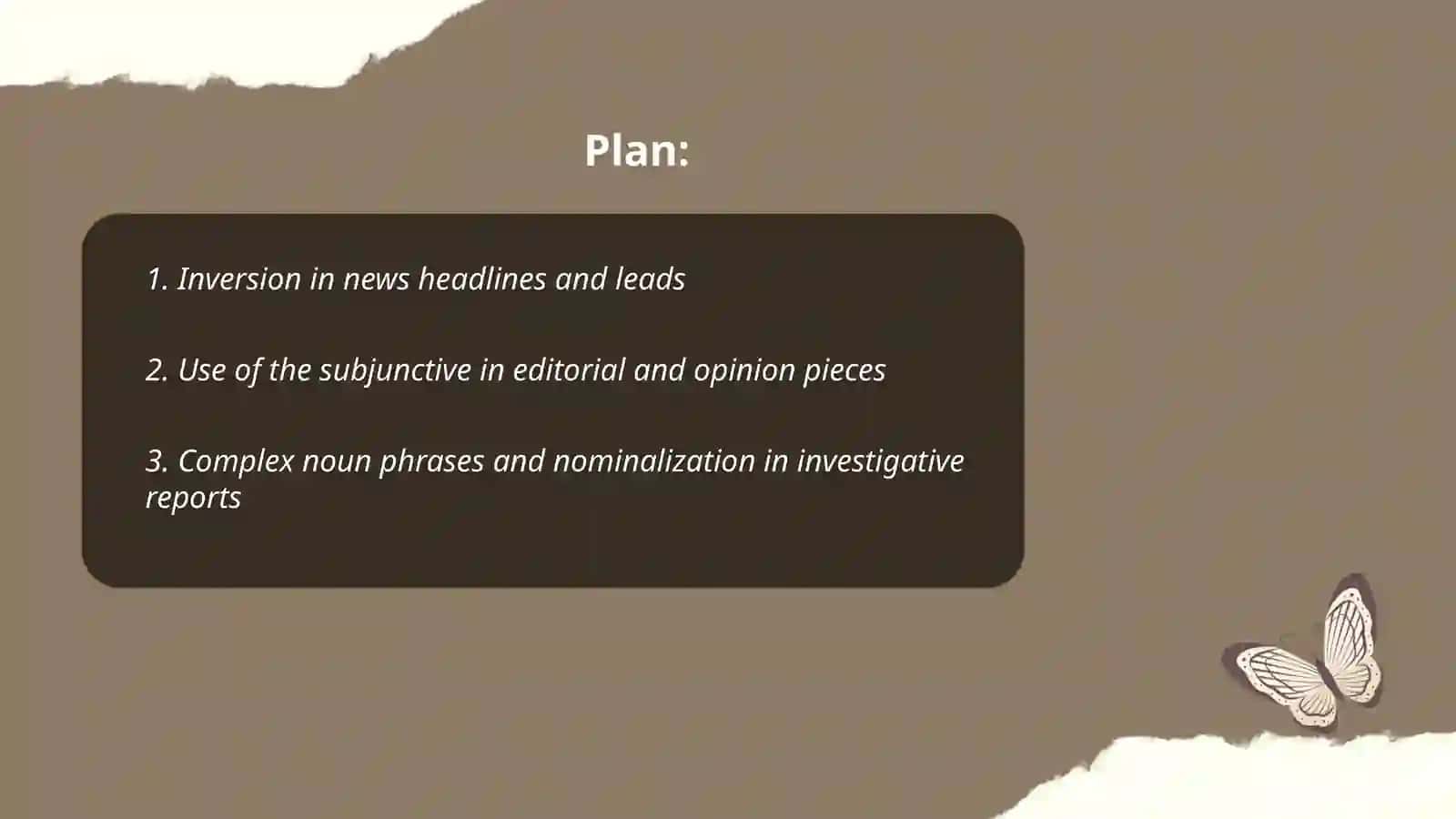 Inversion in news headlines and leads 2