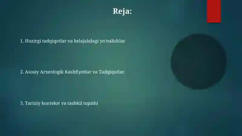 Samarqand Davlat Universiteti Arxeologıya Kafedrası 2