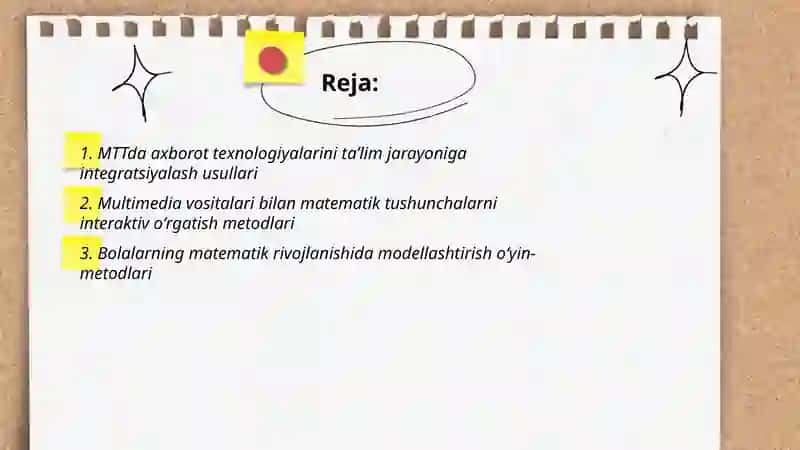 Bolalarning matematik rivojlanishdagi modellashtirish usullari 2