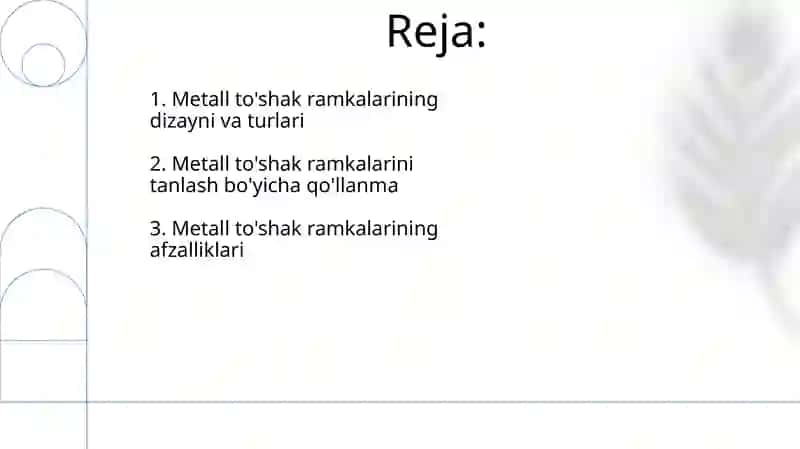 Metall to'shak ramkalar 2