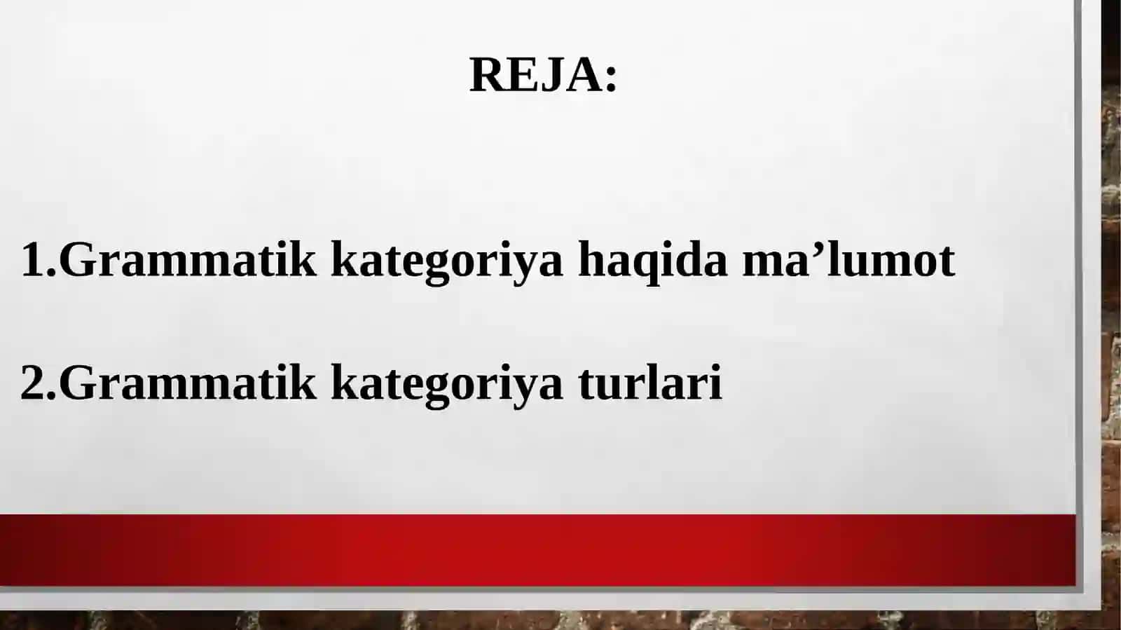 Grammatik kategoriya 2