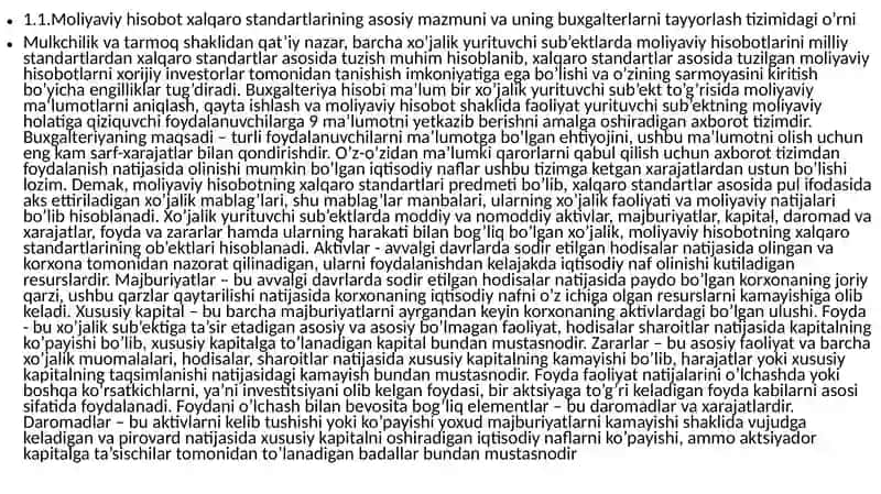 Moliyaviy Hisobotlar Xalqaro Standartlari 2