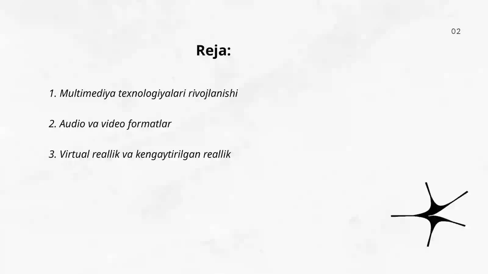 Multimediya texnologiyalari rivojlanishi 2