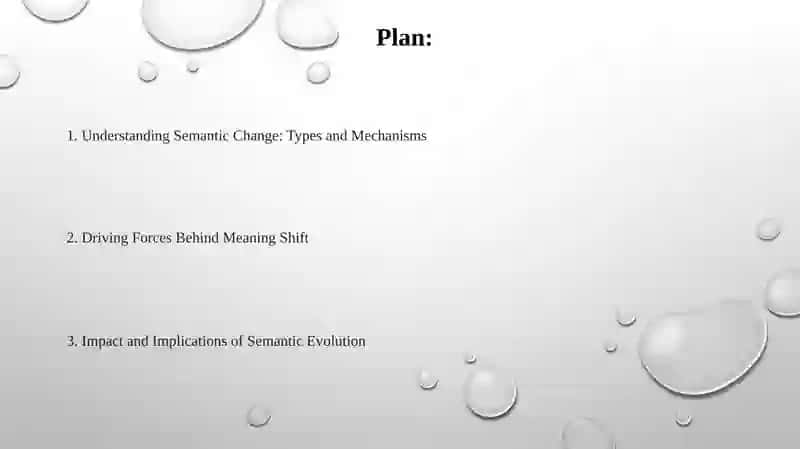 Understanding Semantic Change: Types and Mechanisms 2