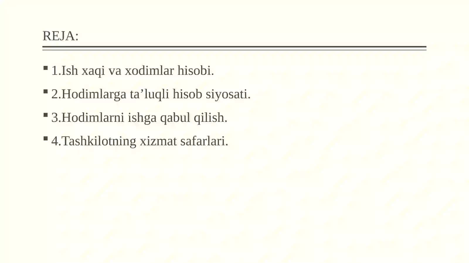 kadrlar” malumotlar bazasi bilan ishlash 2