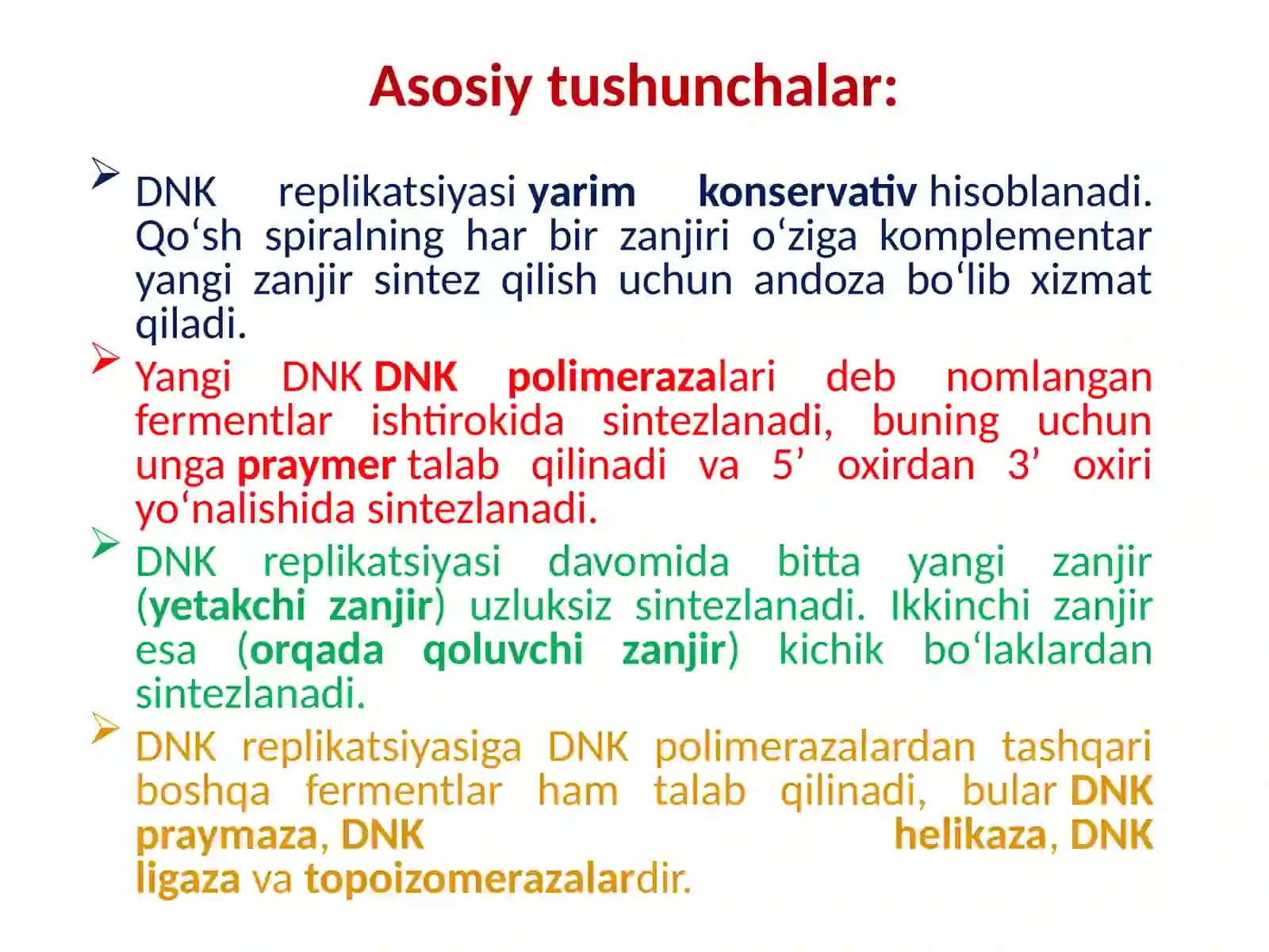 DNK replikatsiyasi 2