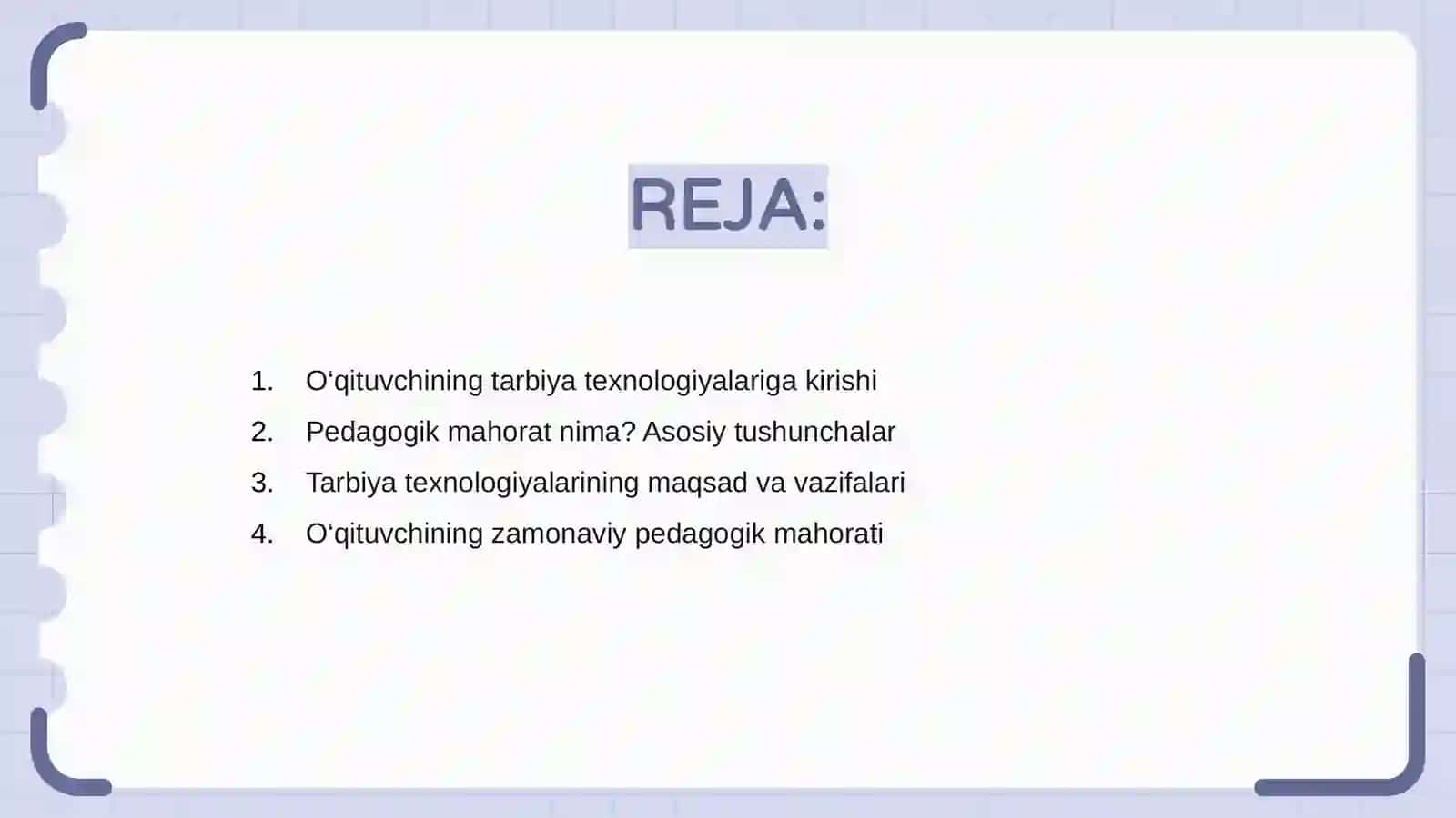 O‘qituvchining Tarbiya Texnologiyalari 2