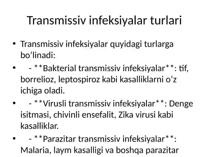 Transmissiv infeksiyalar: Kirish 2