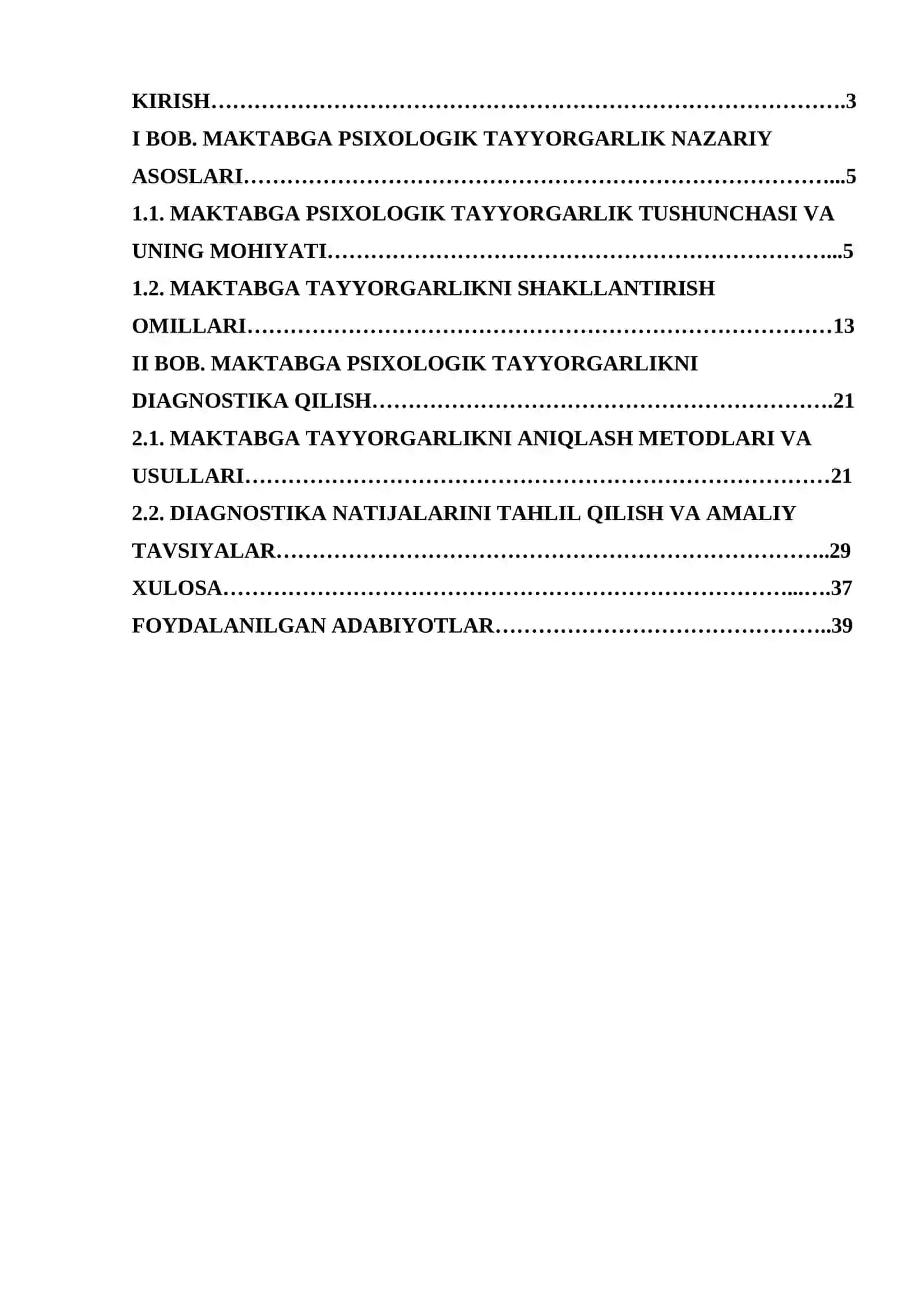 Maktabga psixologik tayyorgarlik diagnostikasi 2