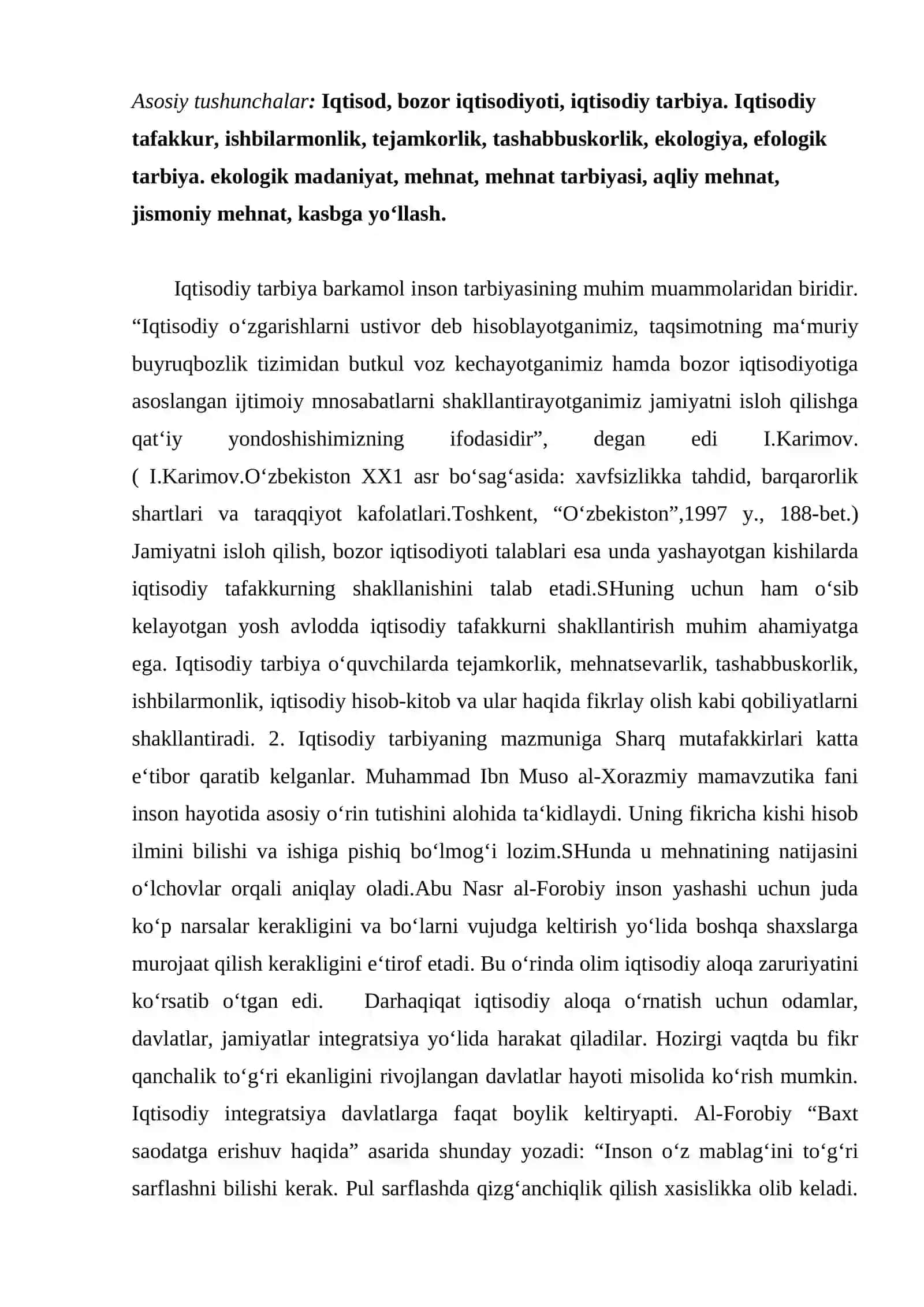 Iqtisod ba`zis tushuncha 2