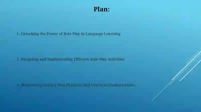Role Play Activities in English Language Classroom 2
