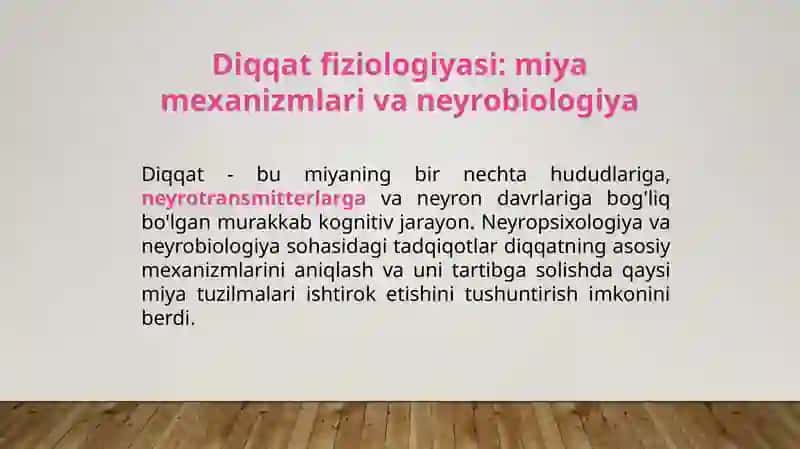 Diqqatning barqarorligini o‘rganish 2