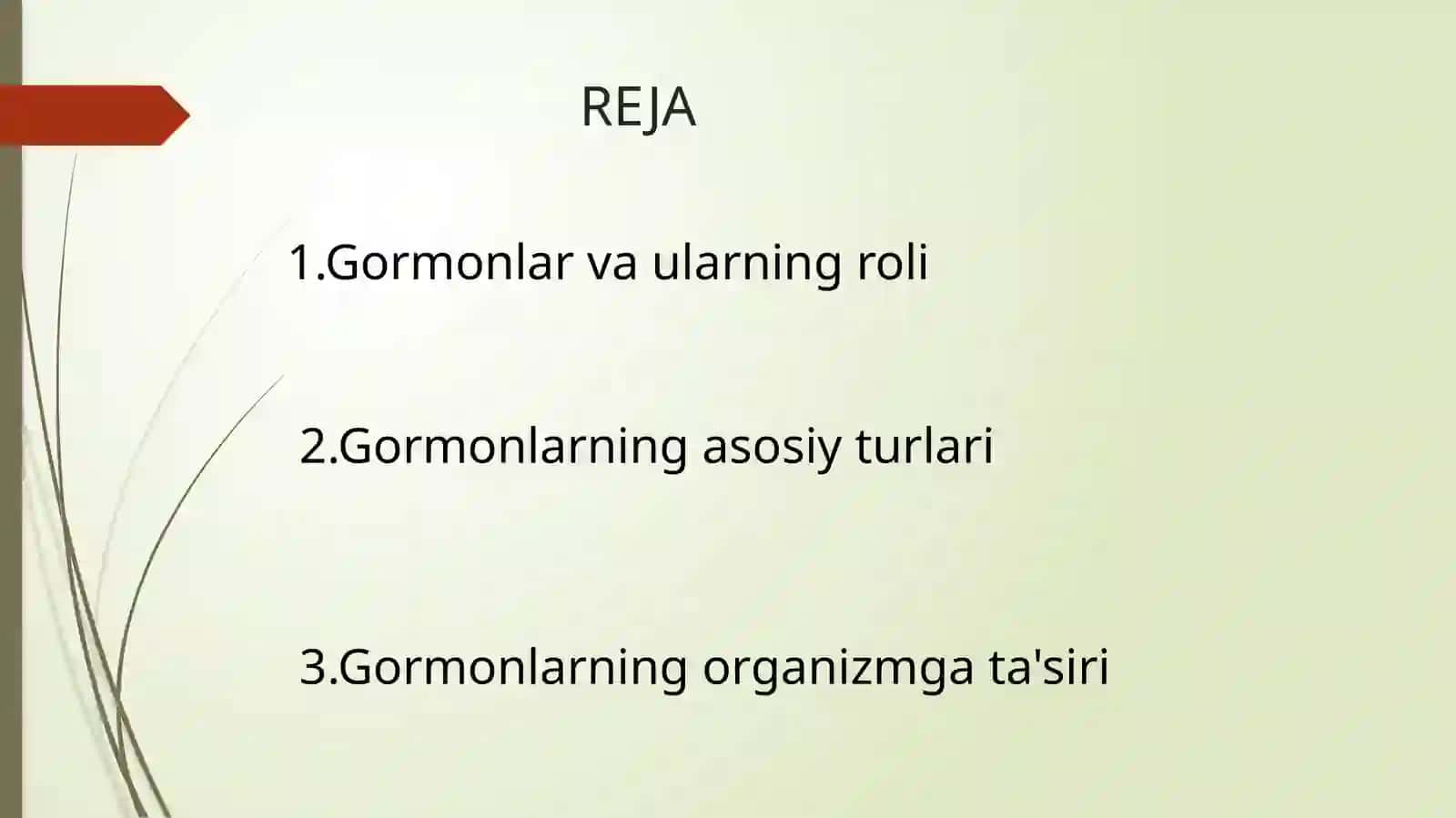 Gormonlarning organizmga ta'siri 2