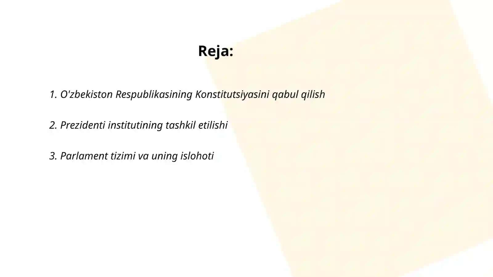 O'zbekiston Respublikasining Konstitutsiyasini qabul qilish 2