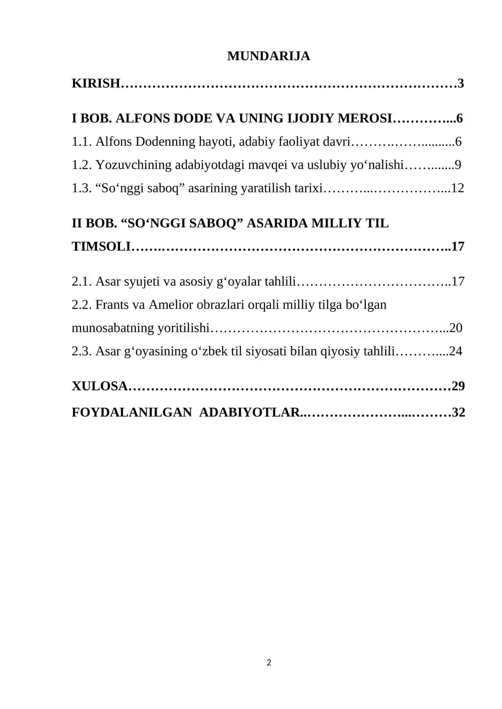 Filologiya va tillarni o‘rganish (arab tili) 2