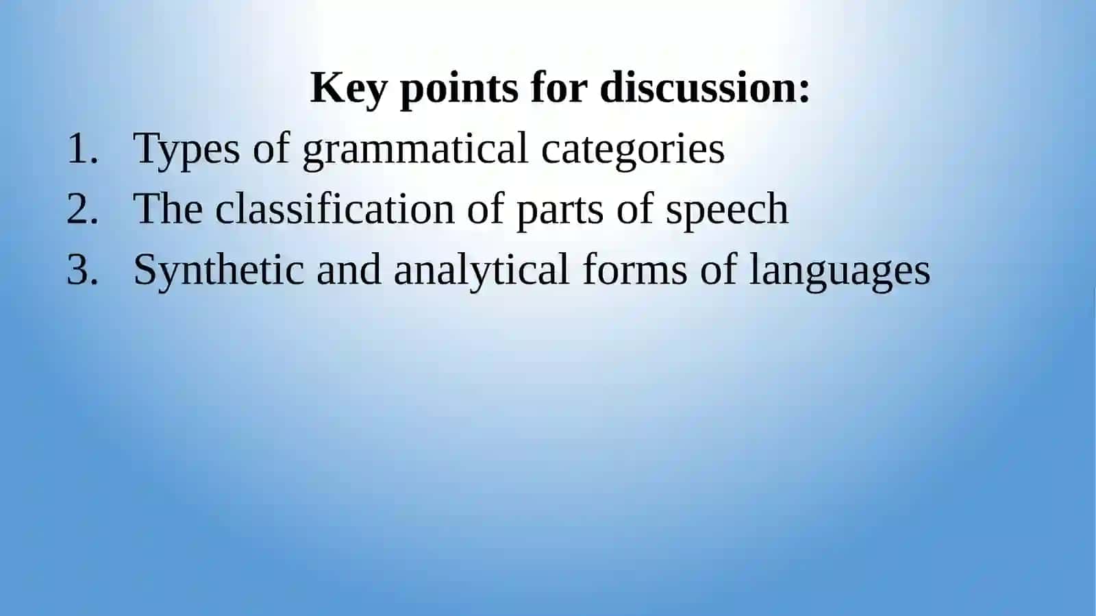 Typology of Grammatical Categories in English and Native Languages 2