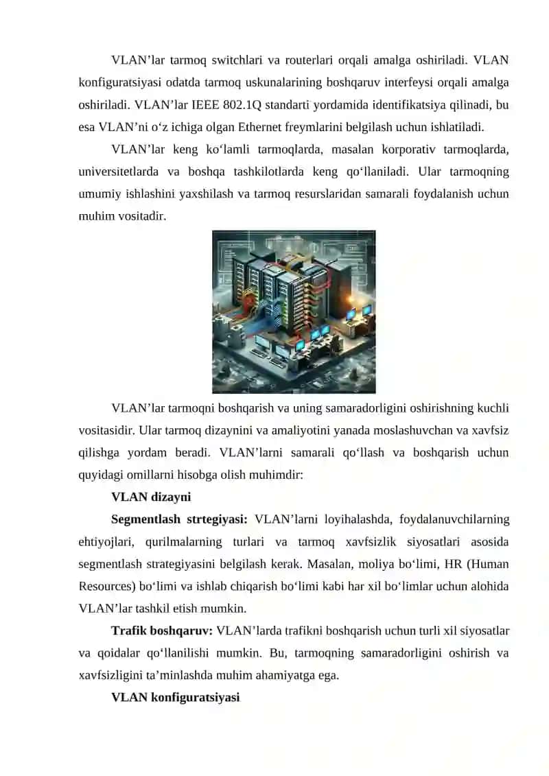Virtual lokal tarmoqlar 2