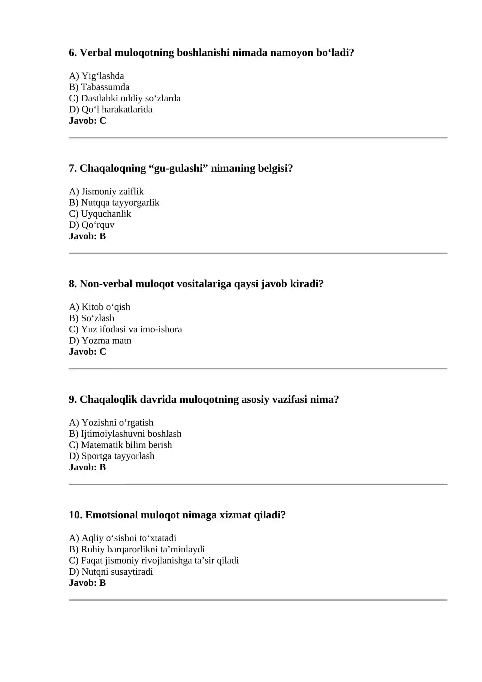 Chaqaloqlik davri 2