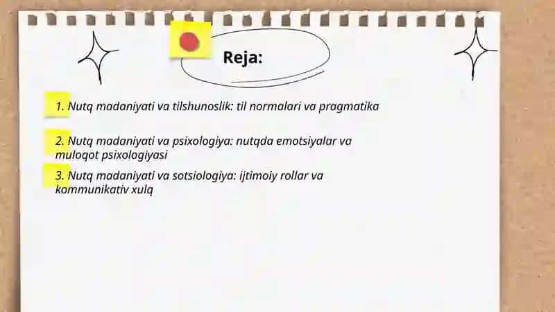 Nutq Madaniyati va Tilshunoslik 2