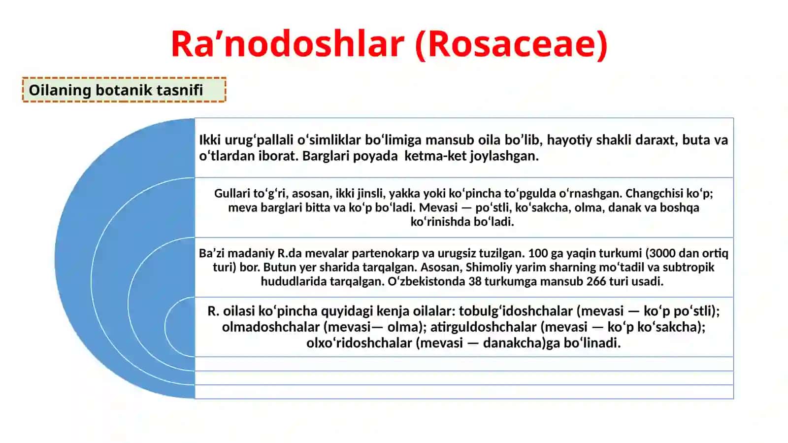 Ra’nodoshlar Oilasi 2