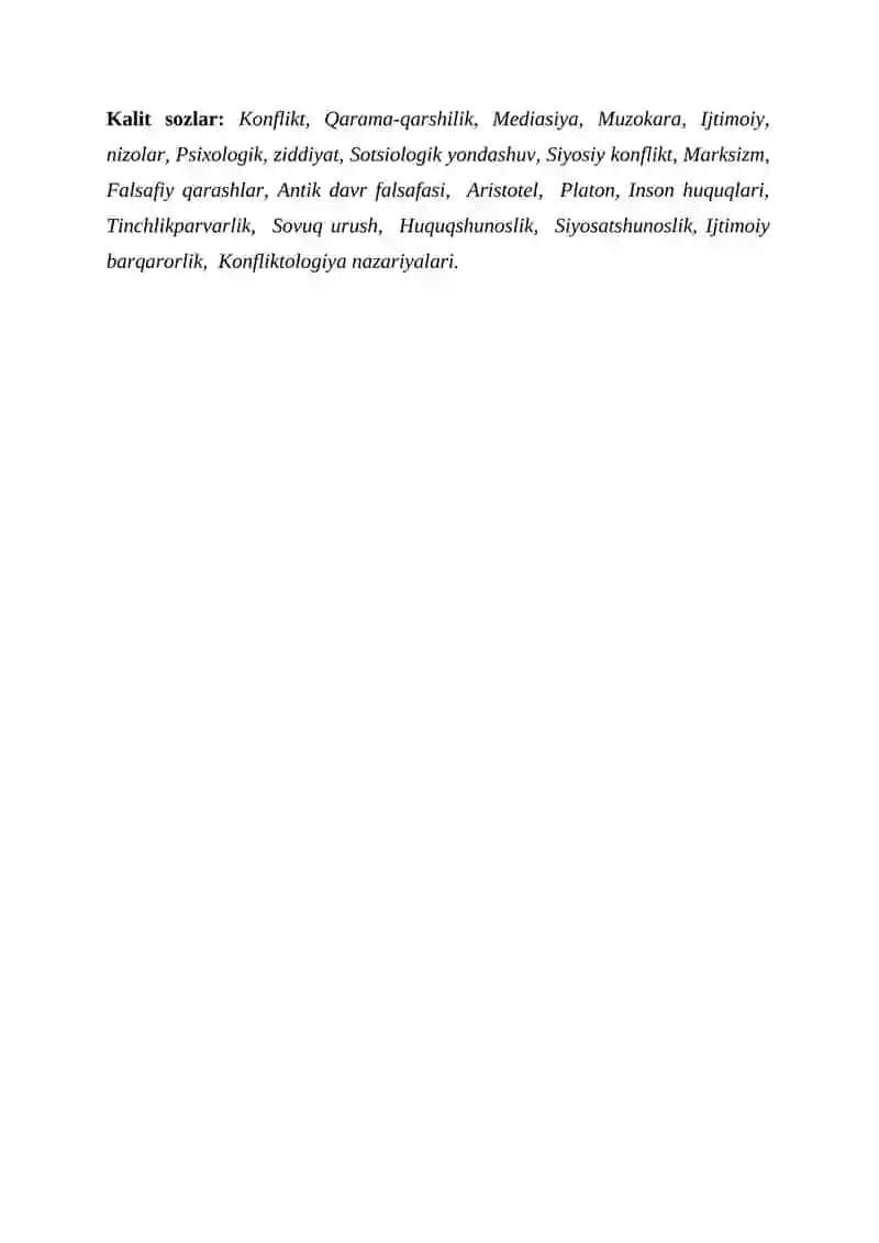 Konfliktologiya fanining shakllanishi 2