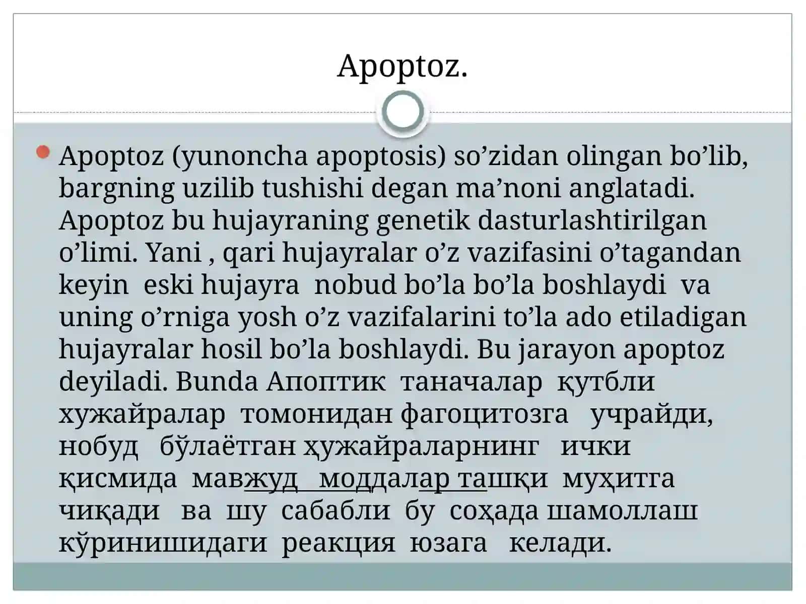 Apoptoz 2