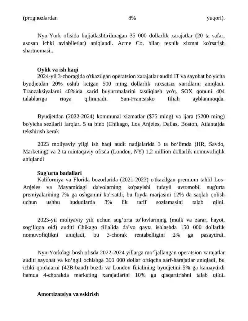 Davr xarajatlari auditi 2