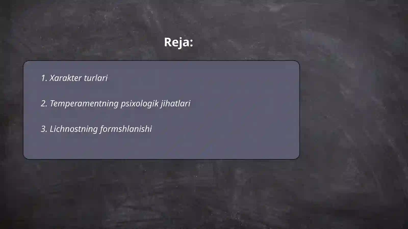 Temperament Xarakter va qobilyat 2