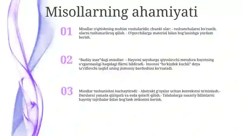 Badiiy Asardan Misollar Qo'Shing 2