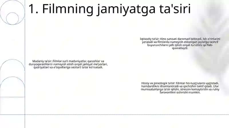 Filmlar Va Ommaviy Madaniyat 2
