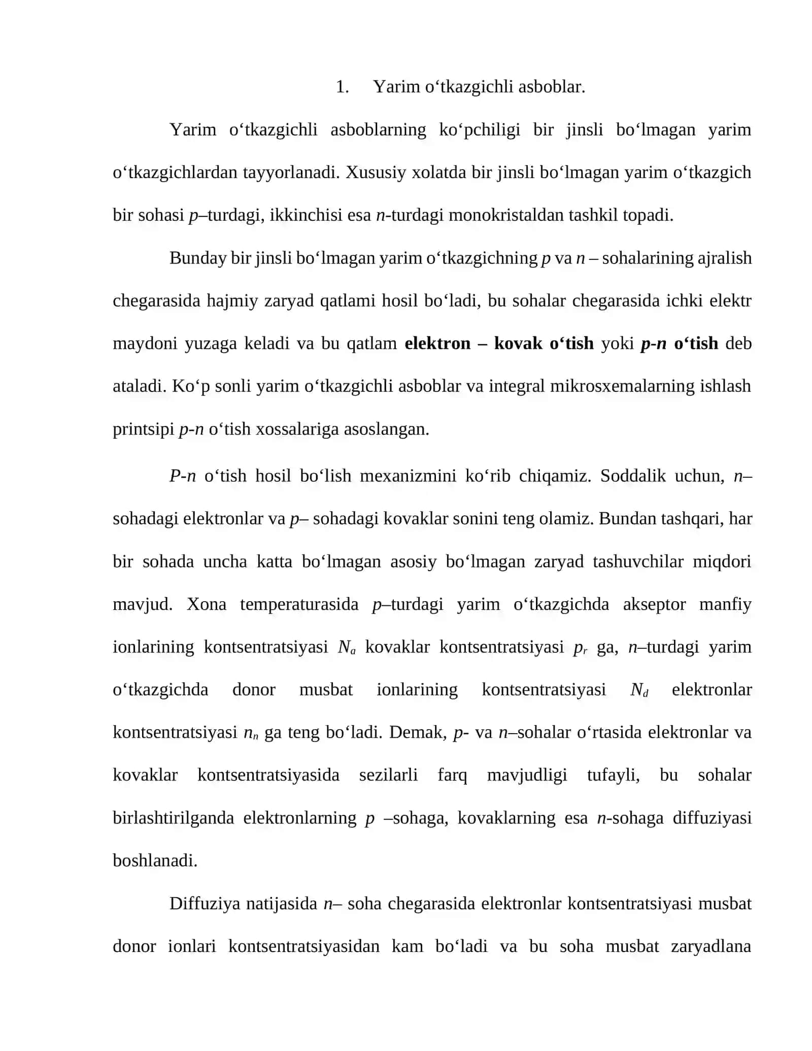 Yarim o‘tkazgichli asboblar 2